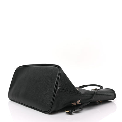 Louis Vuitton Empreinte Monogram Giant Neverfull MM Black Beige 8 of 8