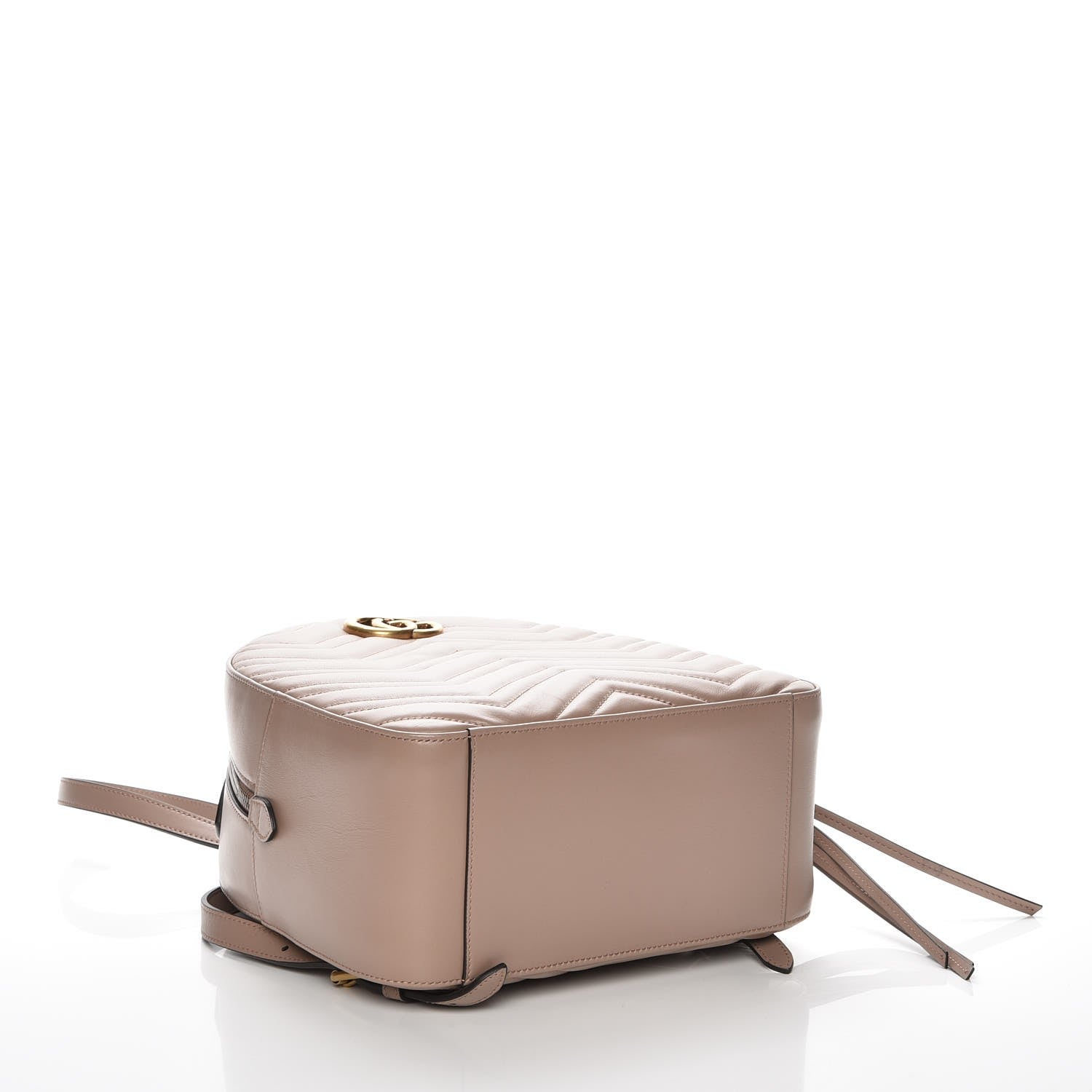 Gucci Calfskin Matelasse GG Marmont Backpack Porcelain Rose 4 of 7