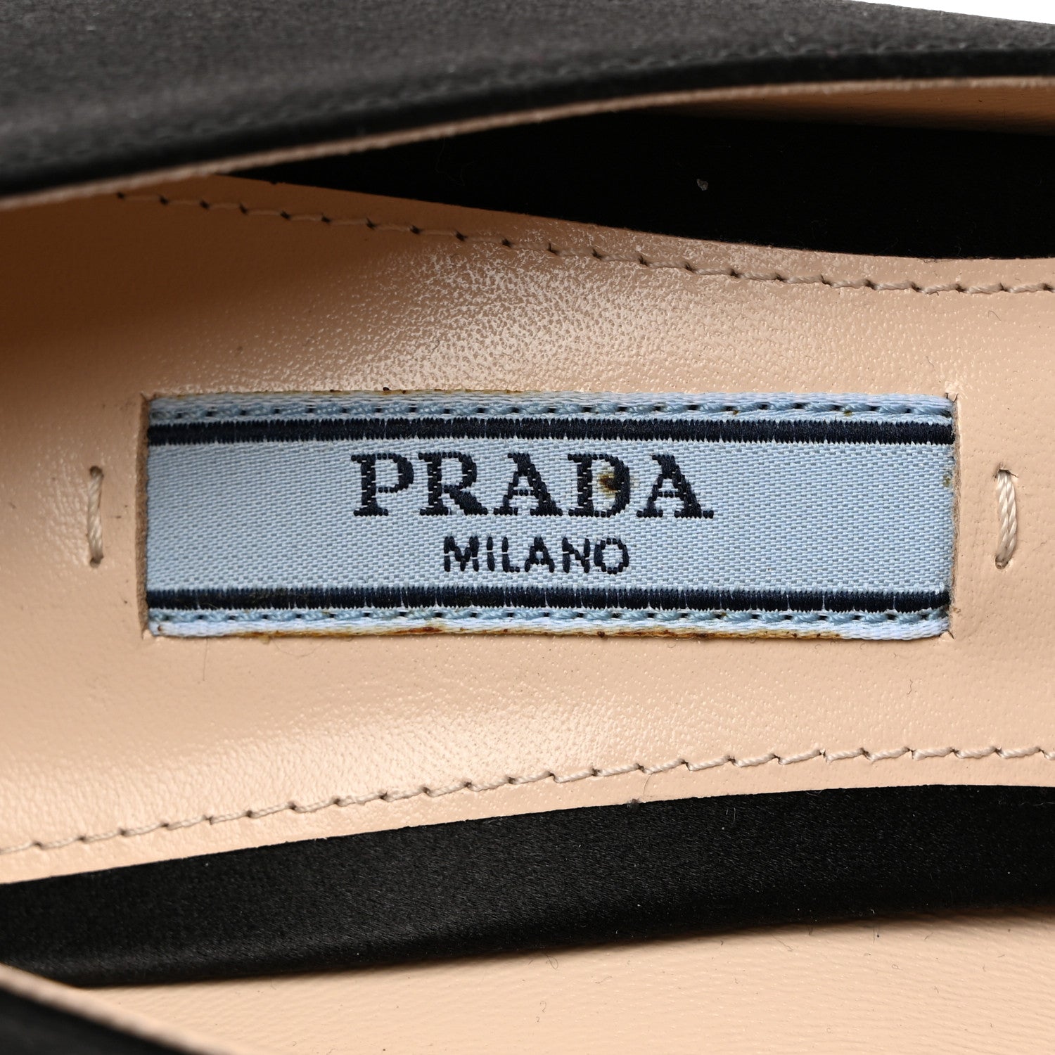 Prada Satin Crystal Embellished Pumps 38 Black 7 of 12