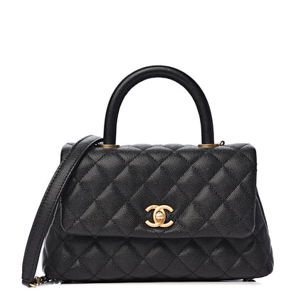 Chanel Caviar Quilted Mini Coco Handle Flap Black 1 of 11