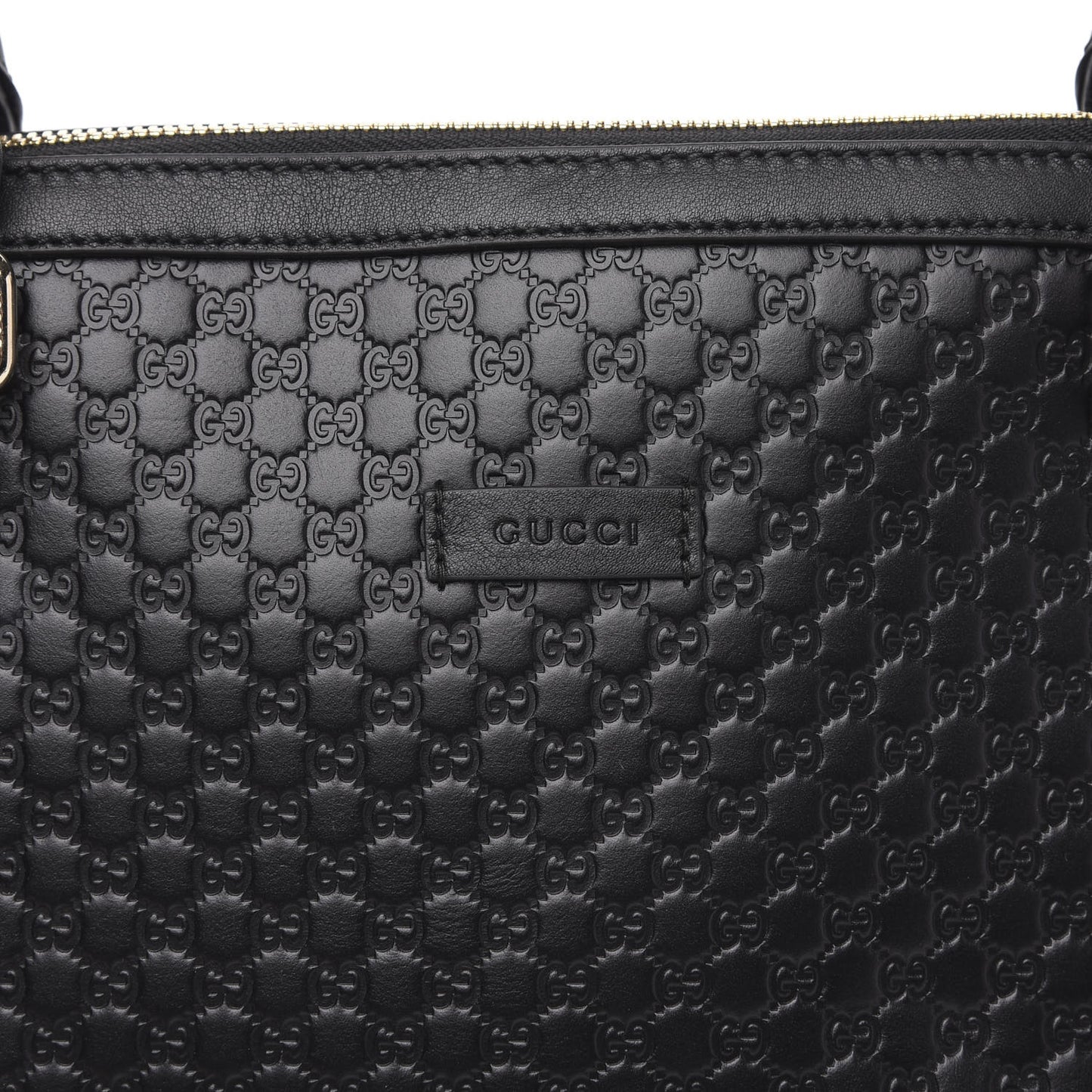 Soft Microguccissima Dome Satchel Black