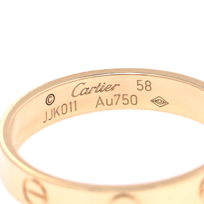 Cartier 18K Yellow Gold 3.5mm LOVE Wedding Band Ring 58 8.25 4 of 4