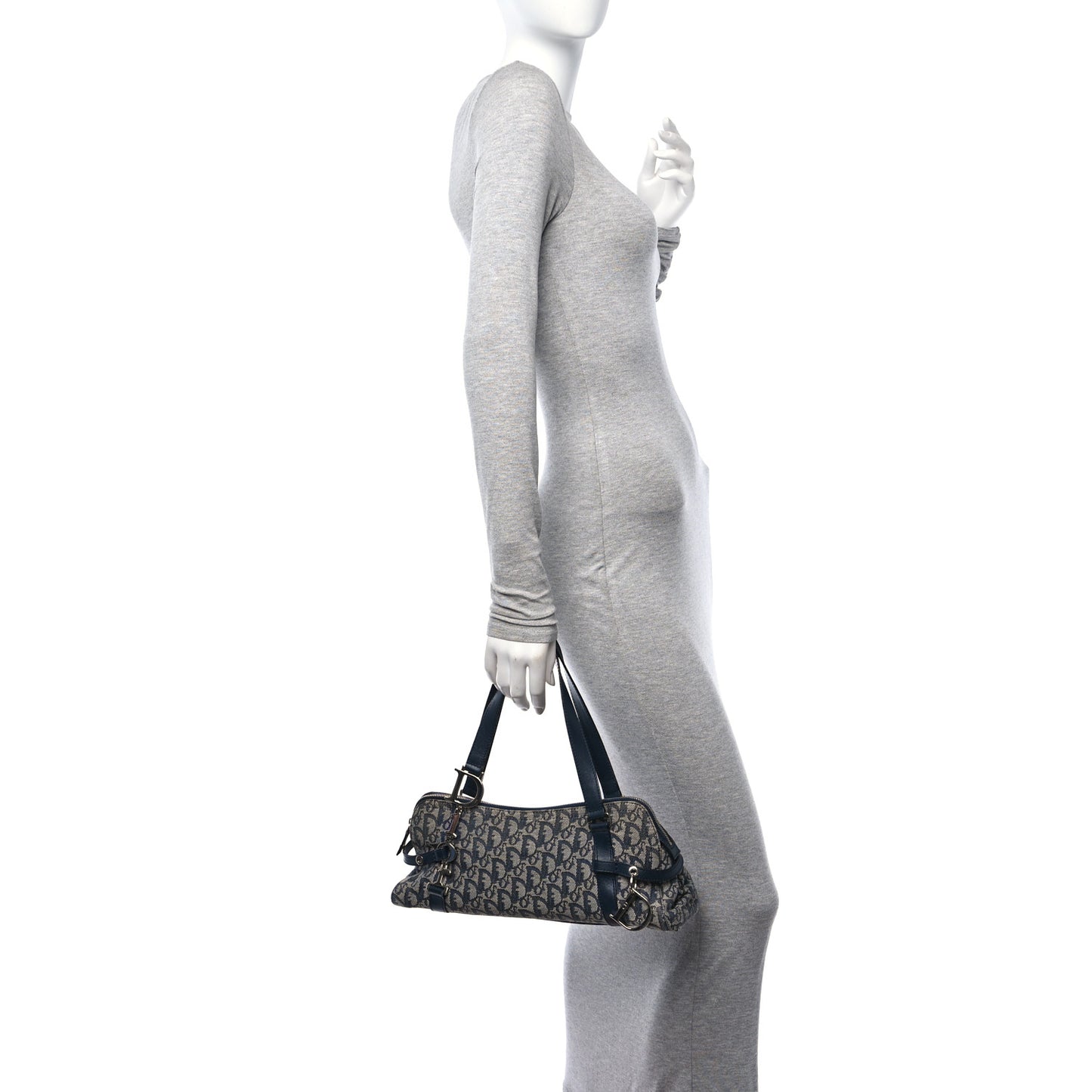 Monogram Charms Shoulder Bag Blue