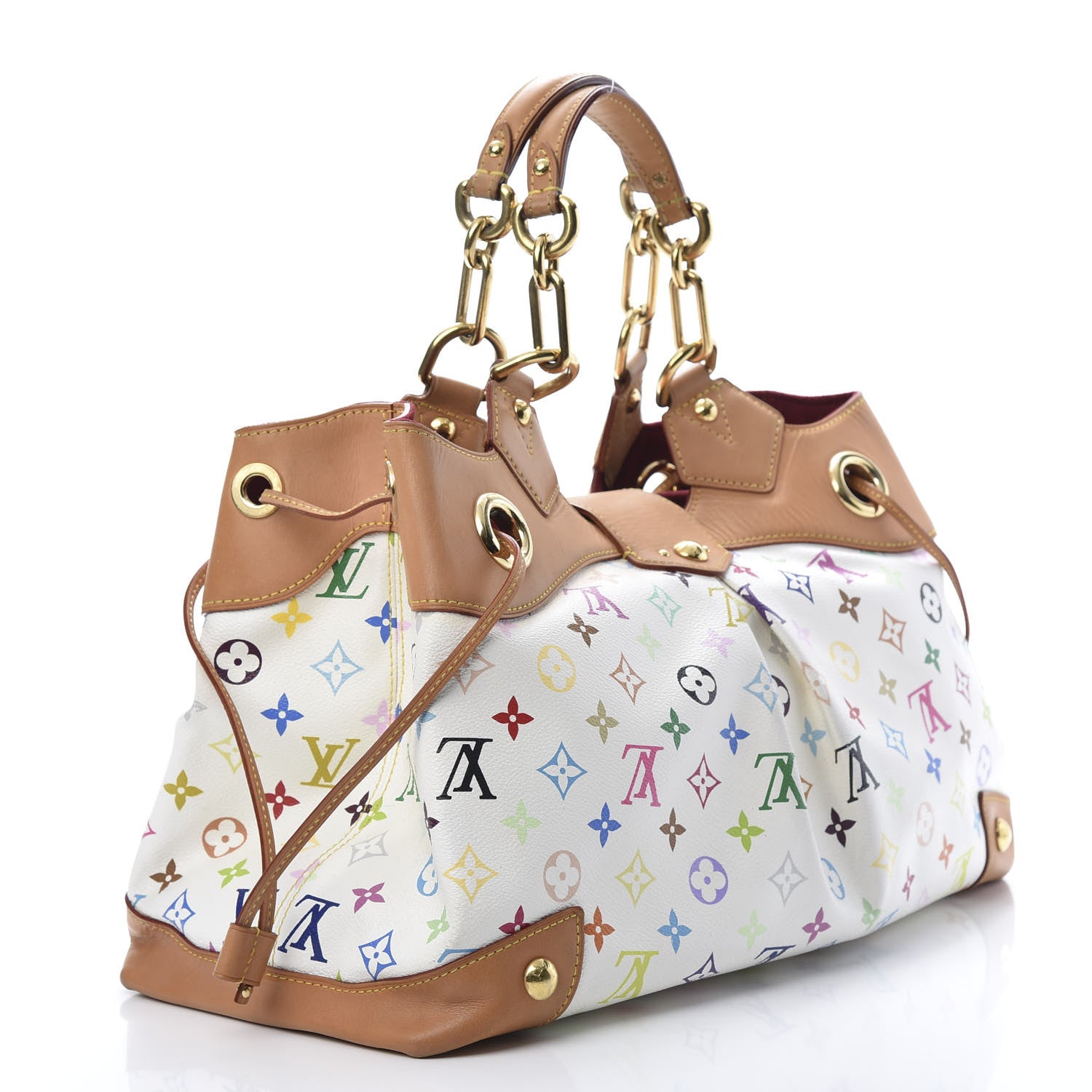 Louis Vuitton Monogram Multicolor Ursula White 3 of 15
