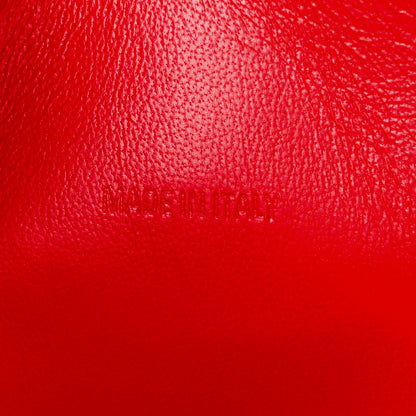Balenciaga Smooth Calfskin Crystal Diagonal Allover Logo Hourglass Top Handle Bag XS Flame 7 of 11