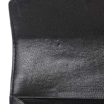 Saint Laurent Lambskin Mixed Matelasse Quilted Large Monogram Envelope Wallet Black 9 of 9
