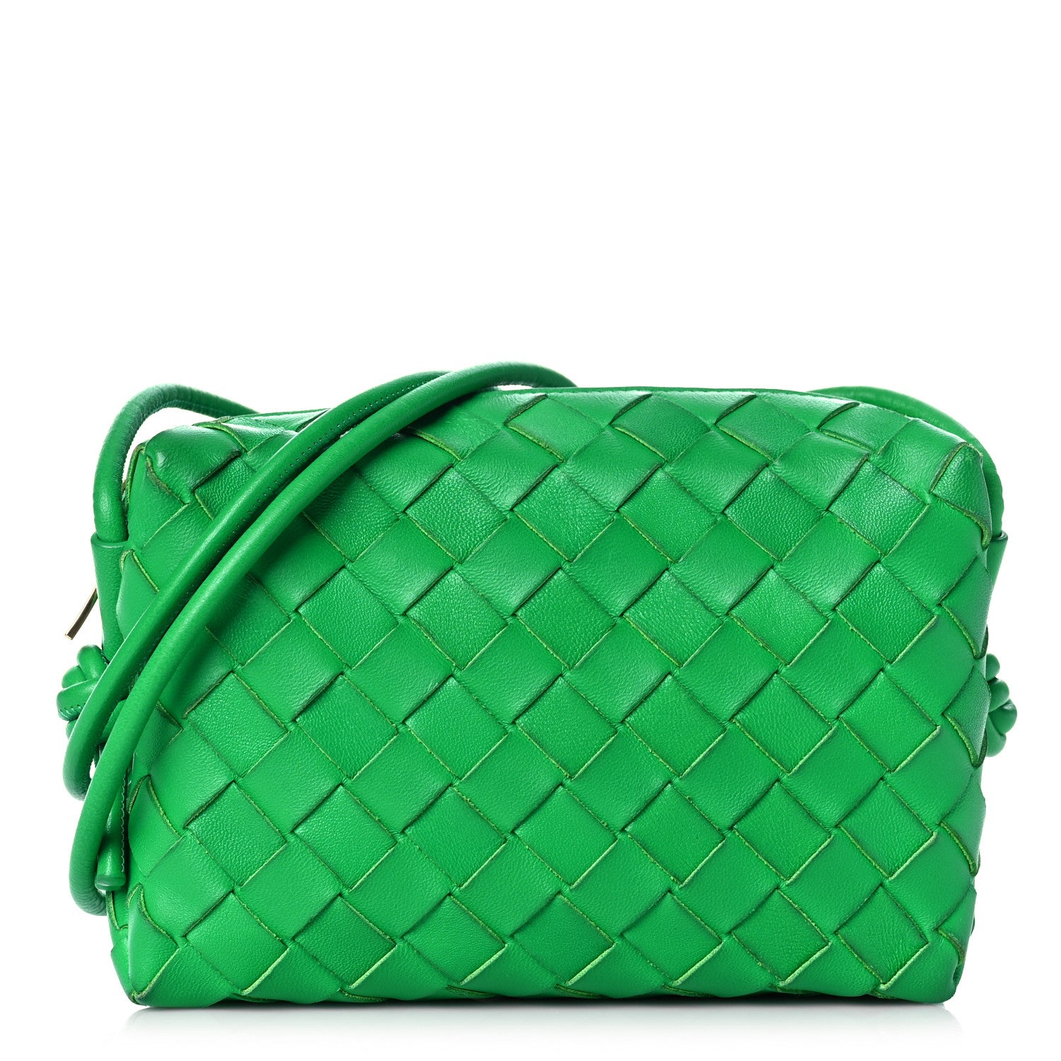 Bottega Veneta Nappa Intrecciato Mini Loop Camera Bag Parakeet 1 of 9