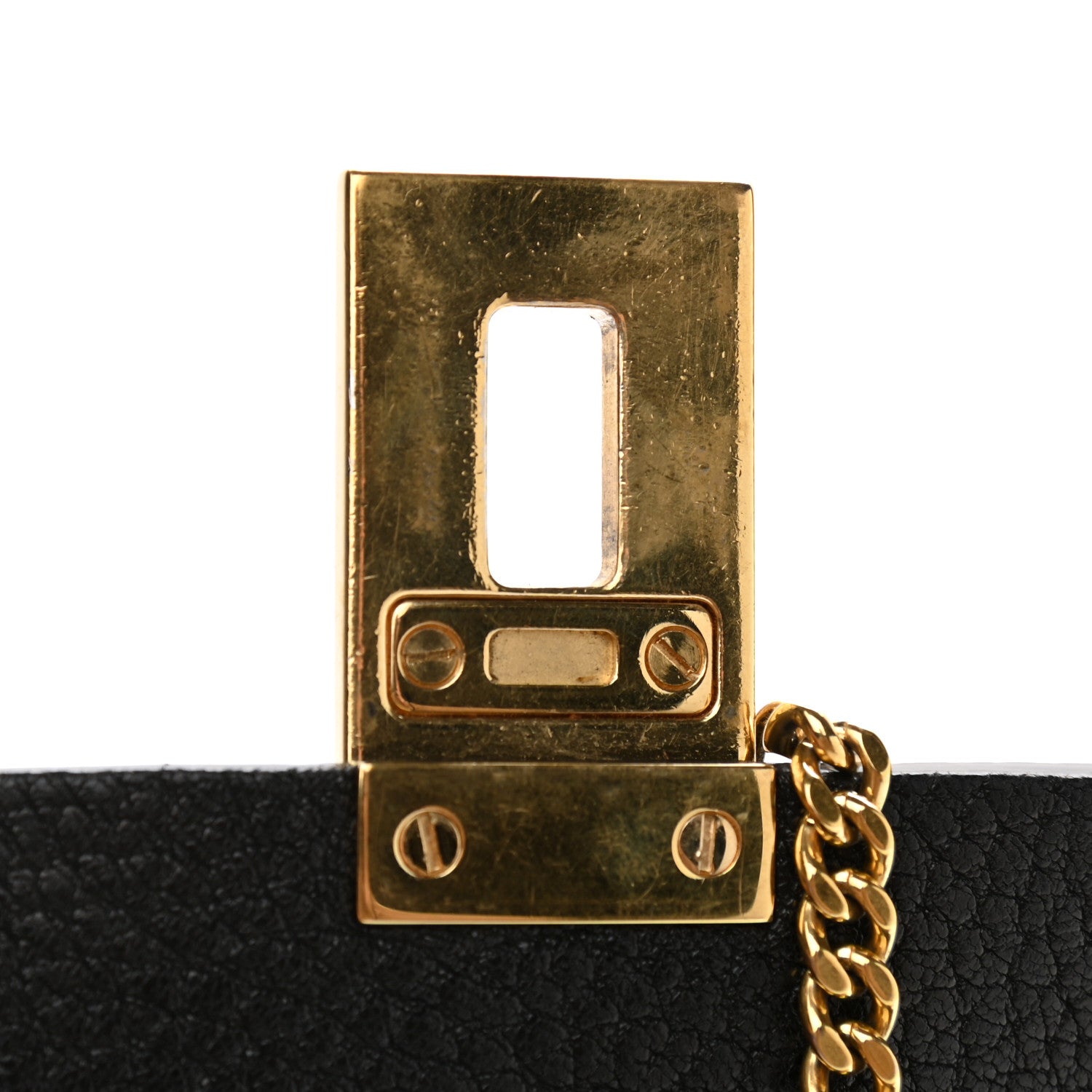 Chloe Grained Lambskin Mini Drew Shoulder Bag Black 12 of 12