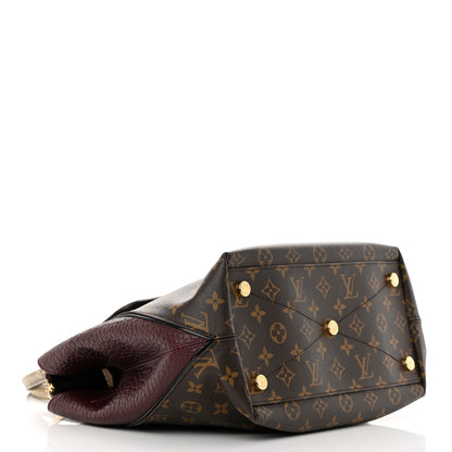 Louis Vuitton Ostrich Lizard Majestueux Tote MM Bordeaux 4 of 13