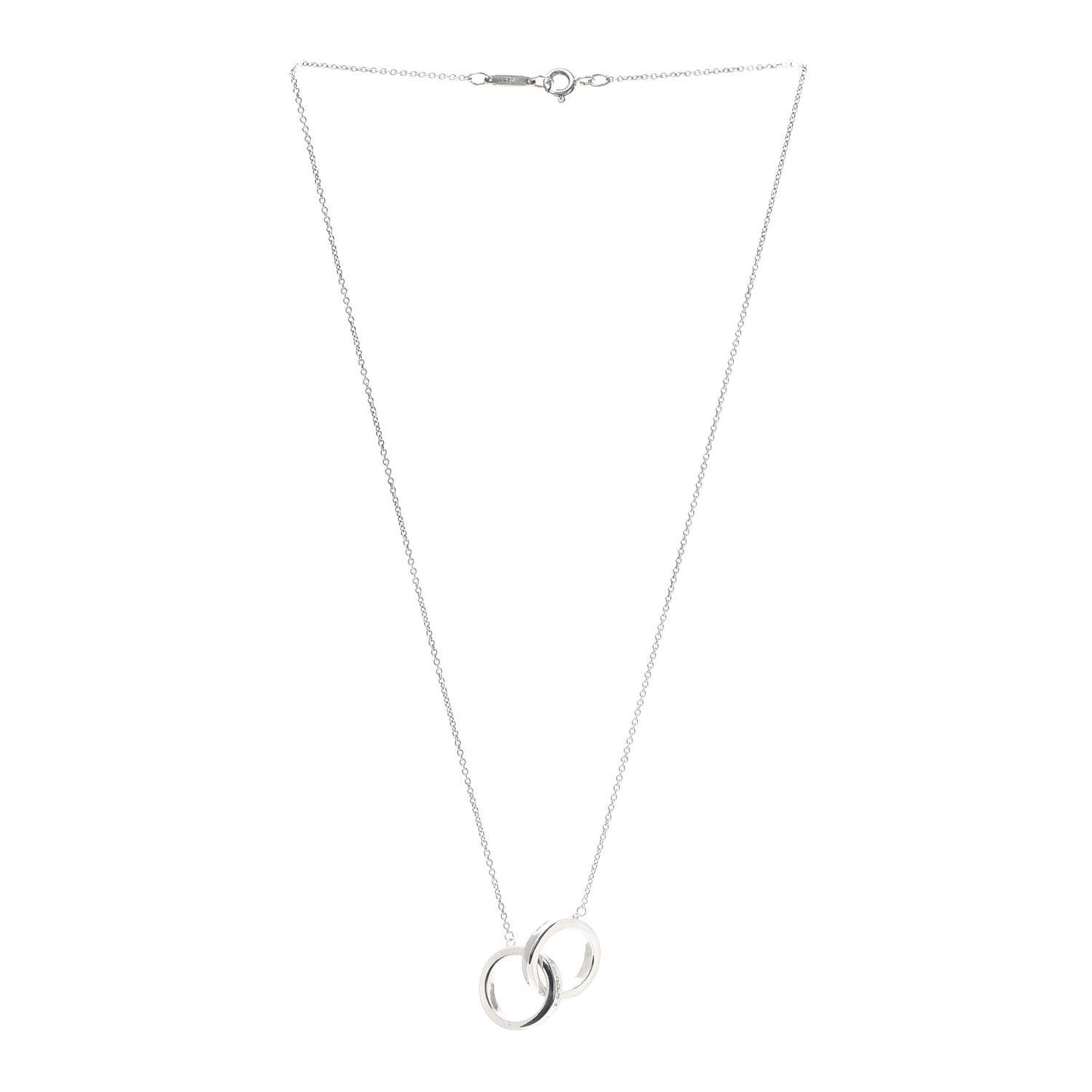 Sterling Silver 1837 Interlocking Circles Pendant Necklace