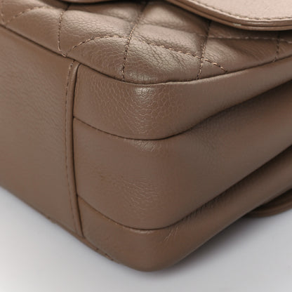 Chanel Caviar Quilted Mini All About Flap Bag Brown 9 of 9