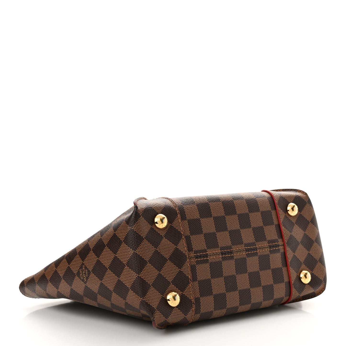 Damier Ebene Caissa Tote PM Cherry
