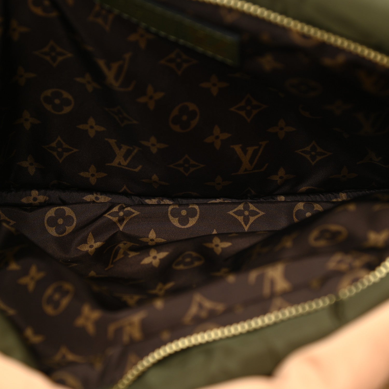 Louis Vuitton Econyl Monogram Pillow Maxi Multi Pochette Accessories Kaki Beige 8 of 11