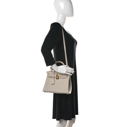 Hermes Togo Kelly Retourne 25 Beton 2 of 38