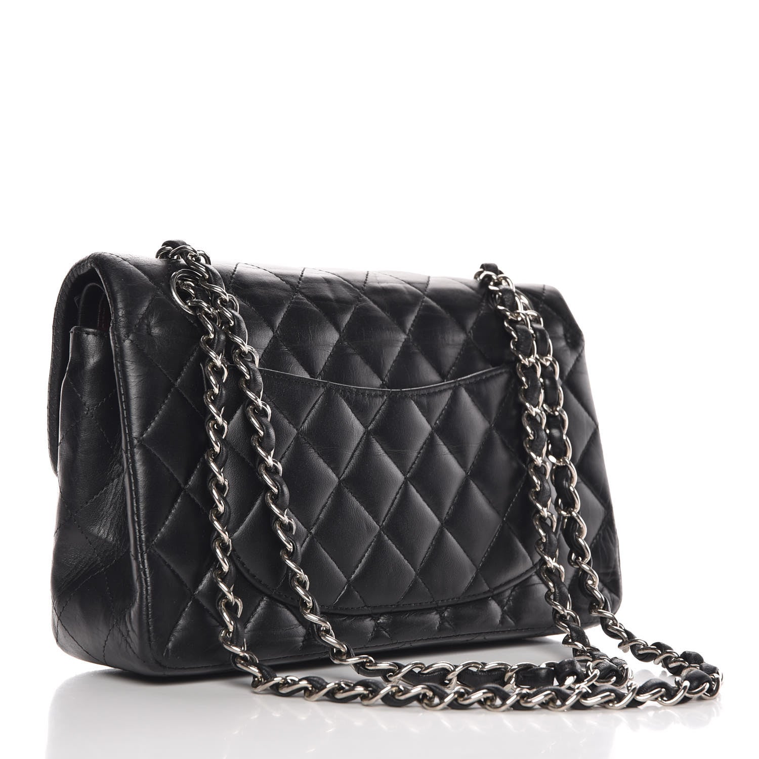 Chanel Lambskin Quilted Small Double Flap Black 4 of 15