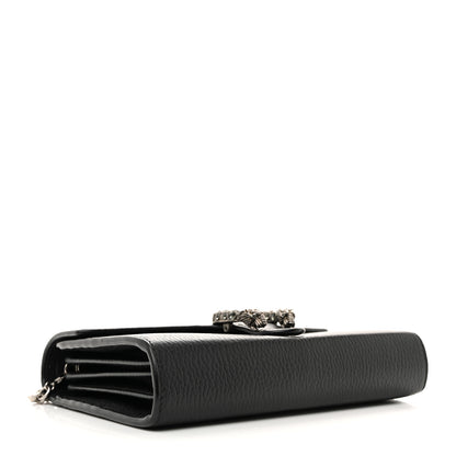 Gucci Calfskin Mini Dionysus Chain Wallet Black 4 of 9