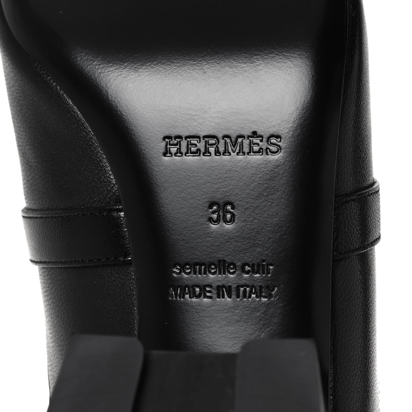 Goatskin Blossom Mules 36 Black