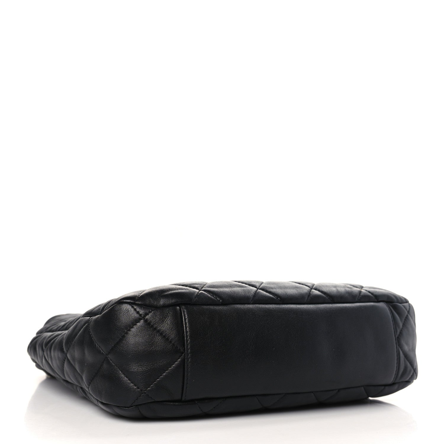 Chanel Lambskin Quilted Large CC Funky Town Hobo Black 4 of 9