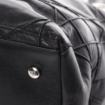 Christian Dior Lambskin Cannage Medium Granville Tote Black 16 of 19