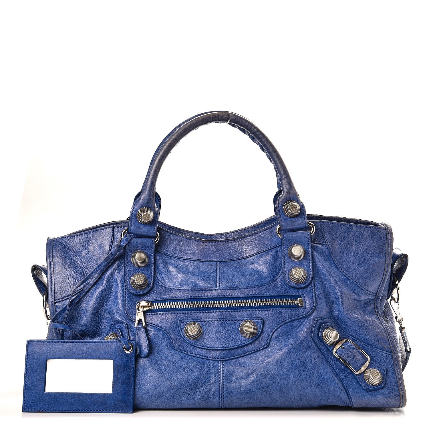 Balenciaga Agneau Giant 21 Silver Hardware Part Time Outremer 1 of 15