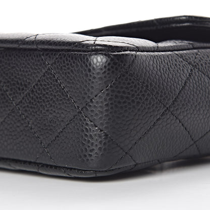 Chanel Caviar Quilted East West Flap Black 10 of 11
