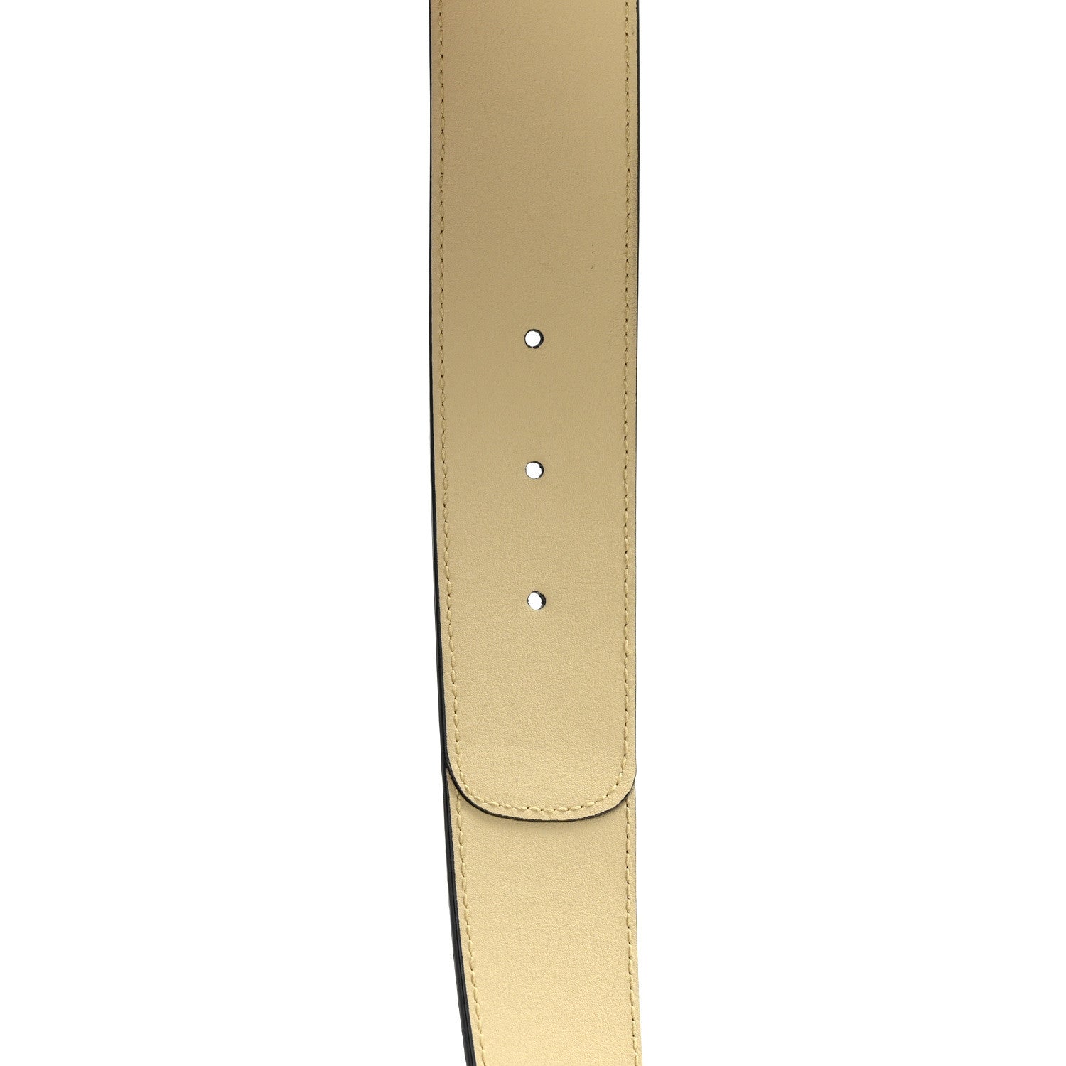 Gucci Ostrich Snakeskin Double G 40mm Belt 100 40 Gold Cloud Butter Ivory Paradise Cloud 5 of 5
