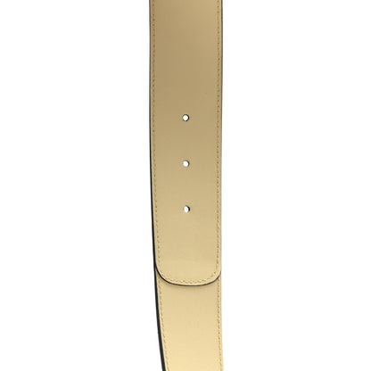 Gucci Ostrich Snakeskin Double G 40mm Belt 100 40 Gold Cloud Butter Ivory Paradise Cloud 5 of 5