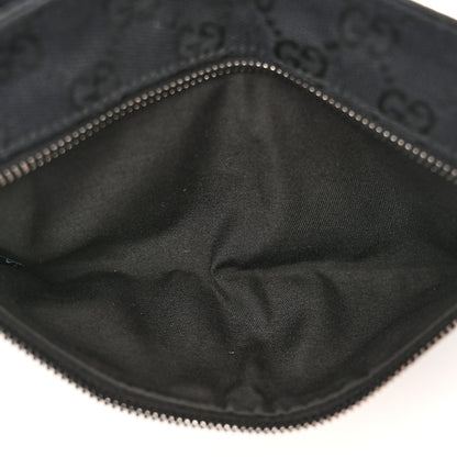 Gucci GG Monogram Double Pocket Belt Bag Black 5 of 11