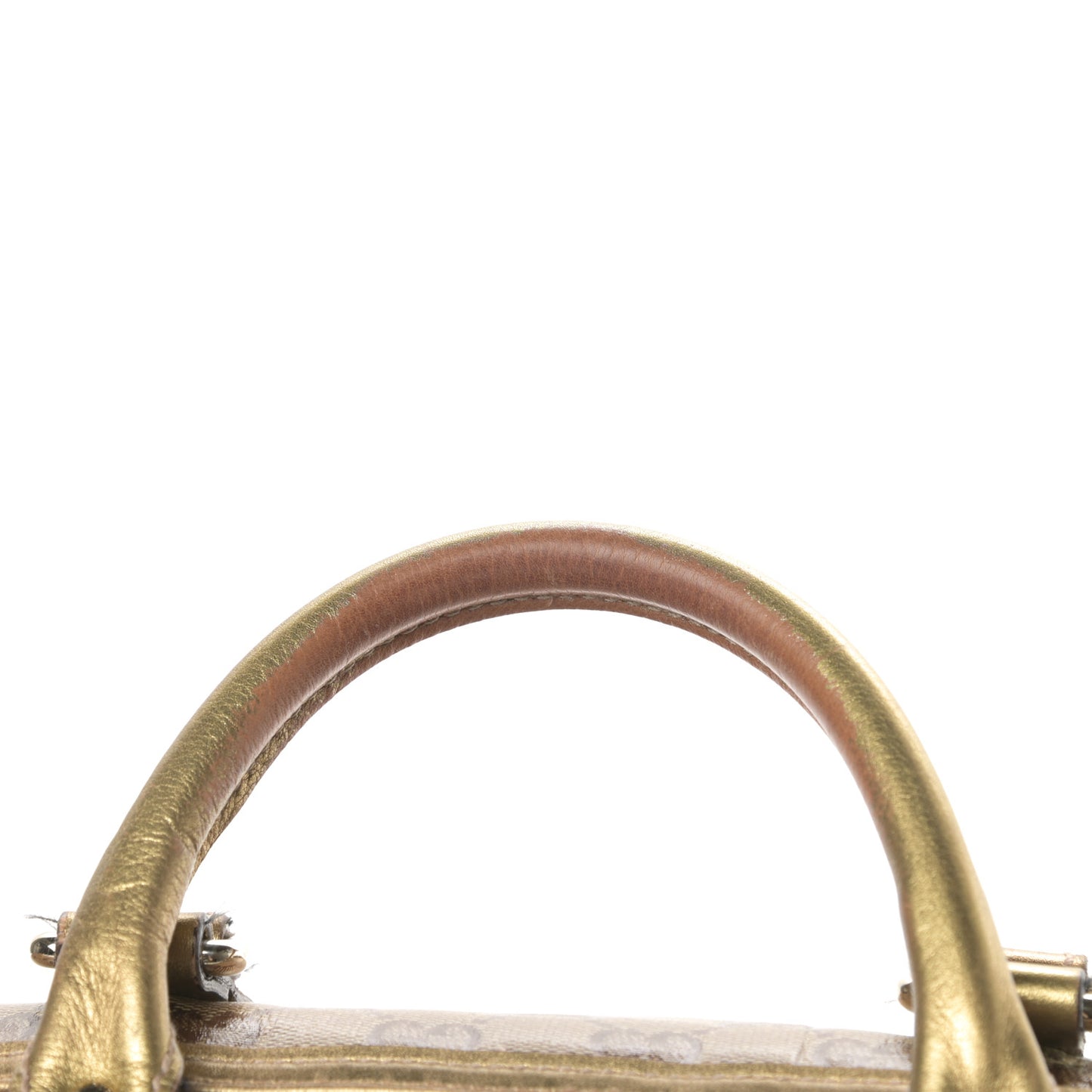 Crystal Monogram Small Joy Boston Gold