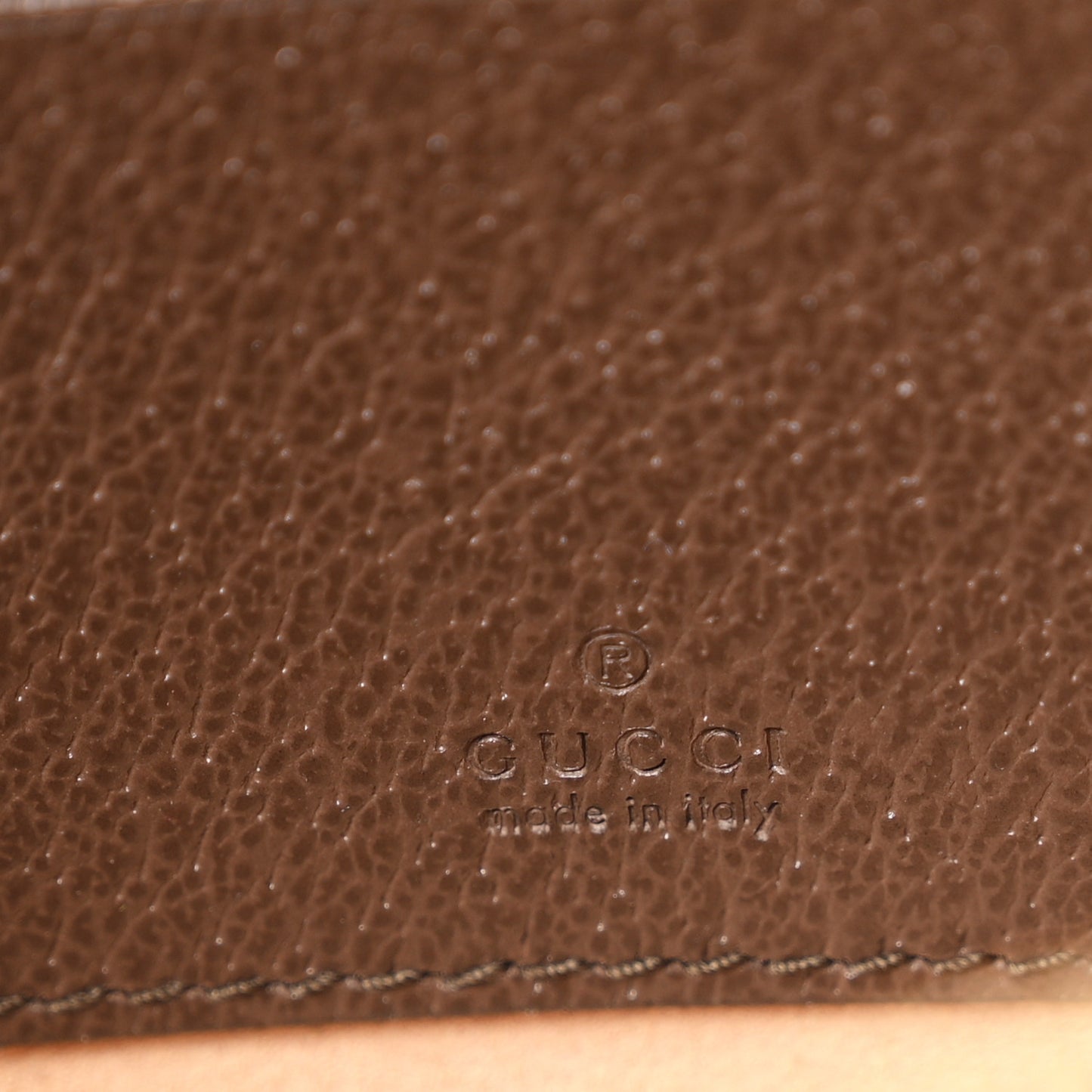GG Supreme Monogram Textured Dollar Calfskin Web Ophidia Belt Bag 75 30 Beige Ebony New Acero