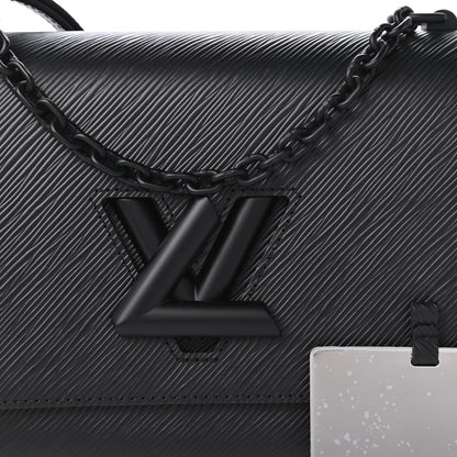 Louis Vuitton Epi Twist Shoulder Bag MM Matte Black 10 of 10