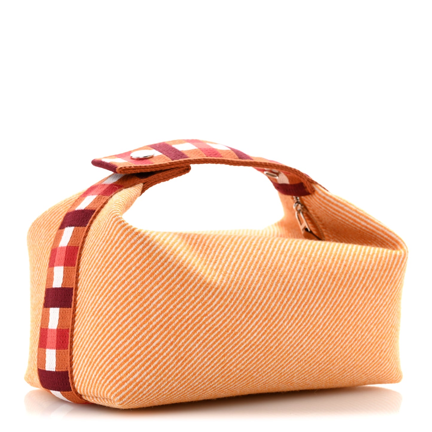 Merino Wool Small Au Carre Bride-A-Brac Pouch Fauve