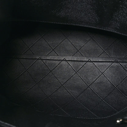 Chanel Caviar Stitched Large Shopping Tote Black 5 of 9