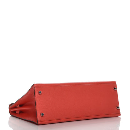 Hermes Epsom Kelly Sellier 32 Rose Jaipur 4 of 33