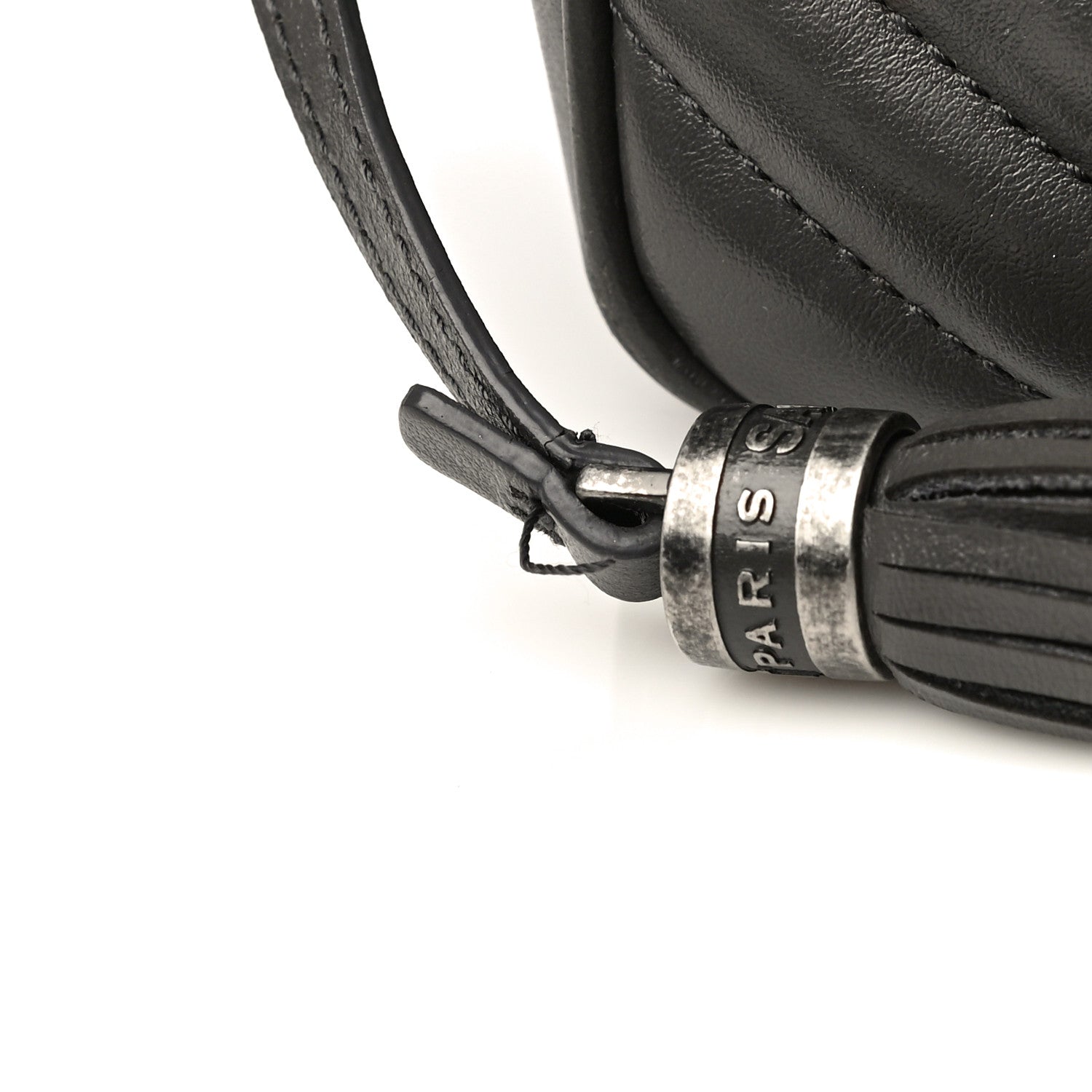 Saint Laurent Calfskin Matelasse Monogram Lou Camera Bag Sea Pebble 13 of 18