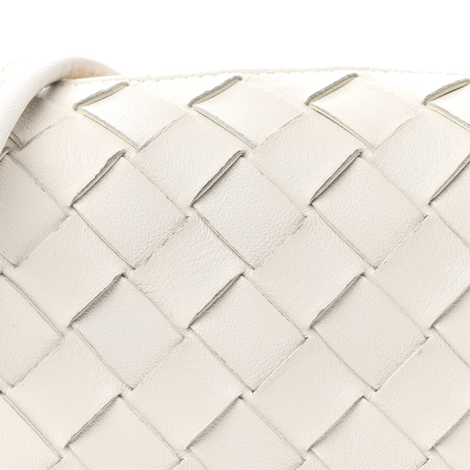 Bottega Veneta Nappa Intrecciato Candy Loop Camera Bag White 7 of 12