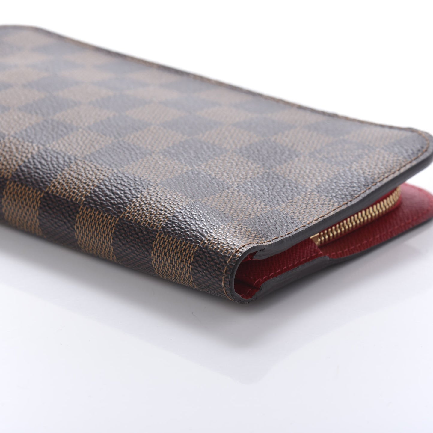 Damier Ebene Insolite Wallet Red