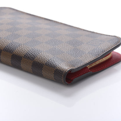 Louis Vuitton Damier Ebene Insolite Wallet Red 7 of 9