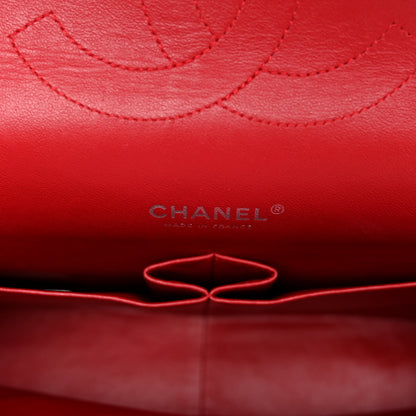 Chanel Patent Quilted Maxi Double Flap Red 6 of 10