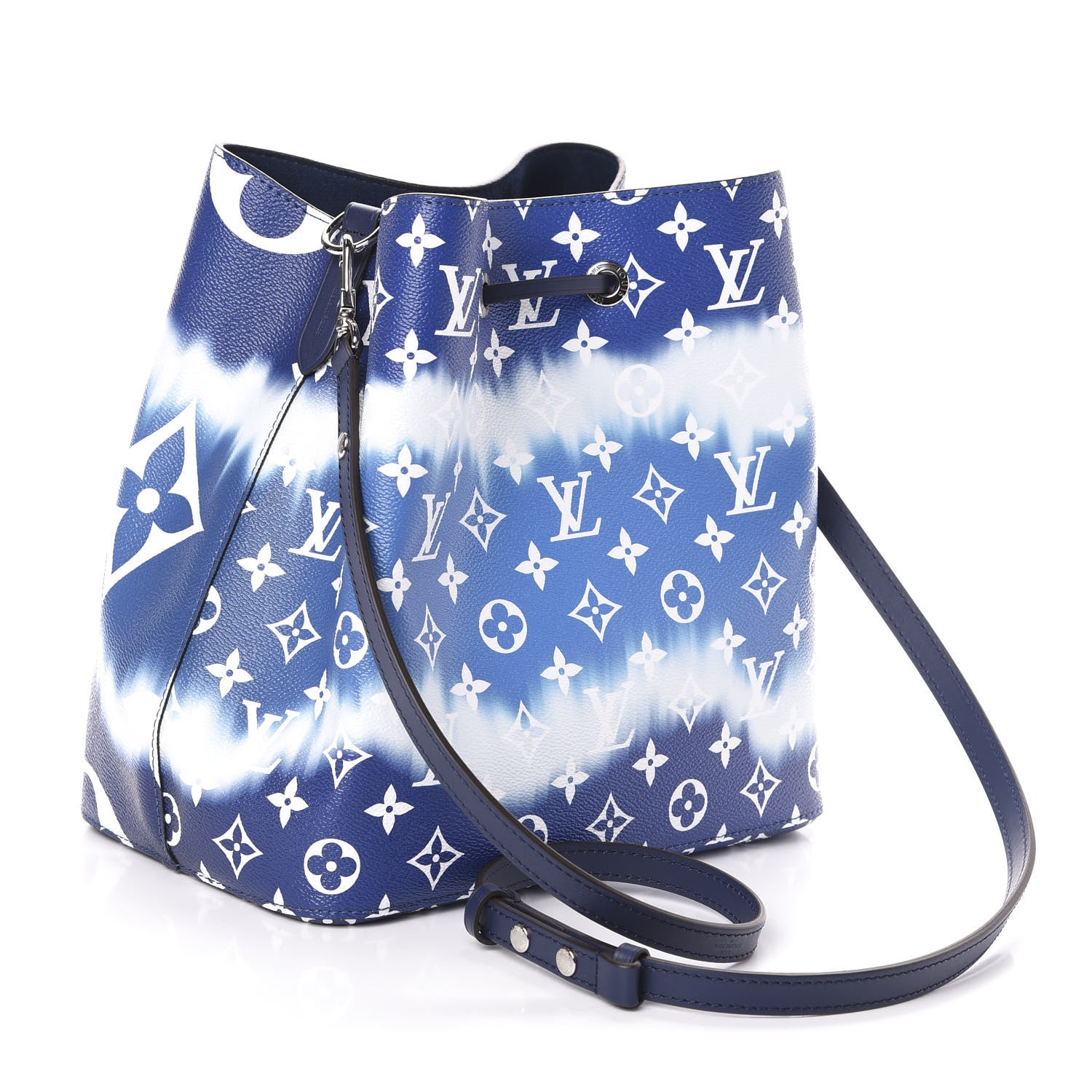 Louis Vuitton Monogram Escale Neonoe MM Blue 3 of 9