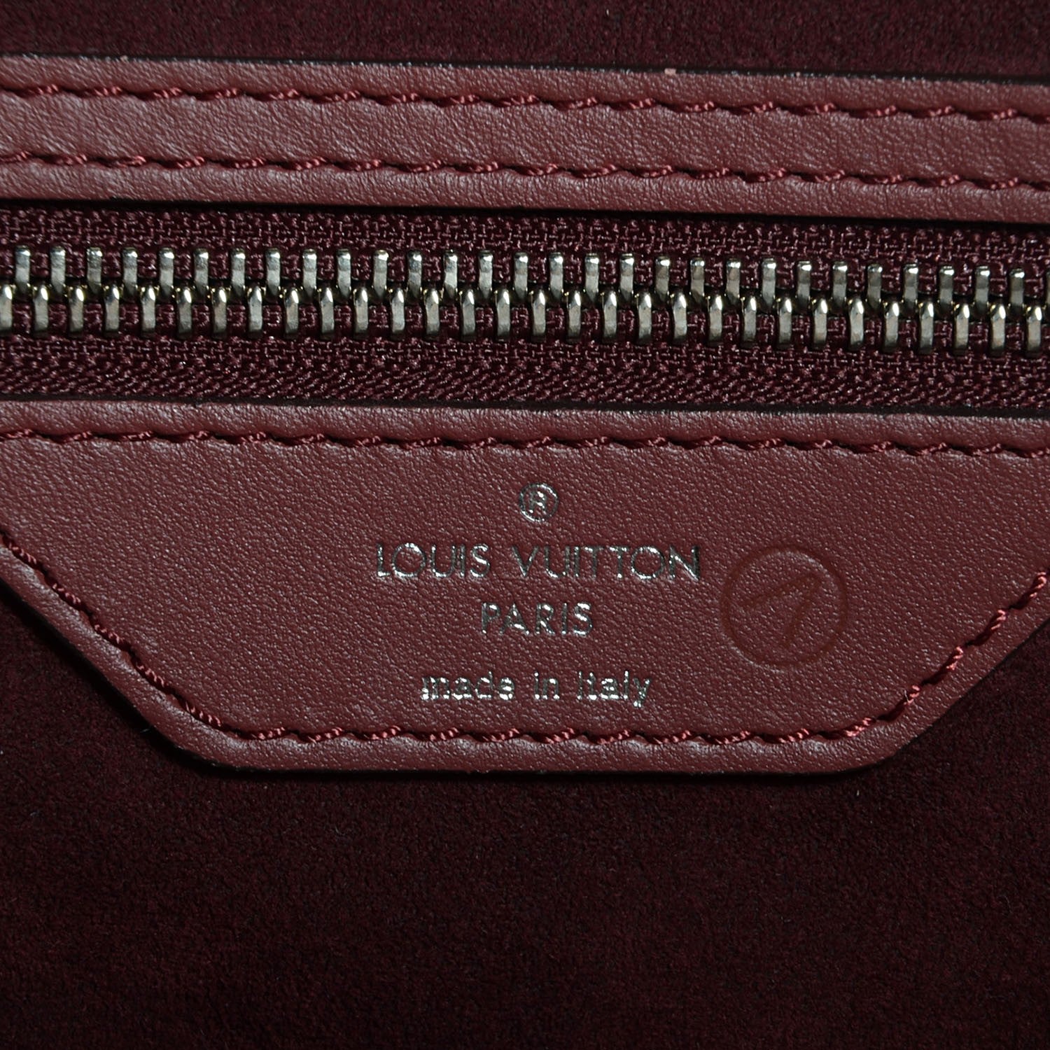 Louis Vuitton Epi Cabas Bandoulière Bordeaux 6 of 7