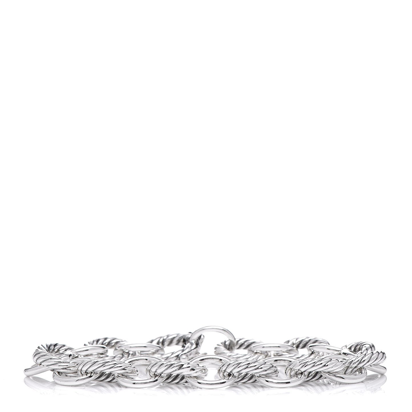 Sterling Silver 10mm Medium Oval Link Bracelet