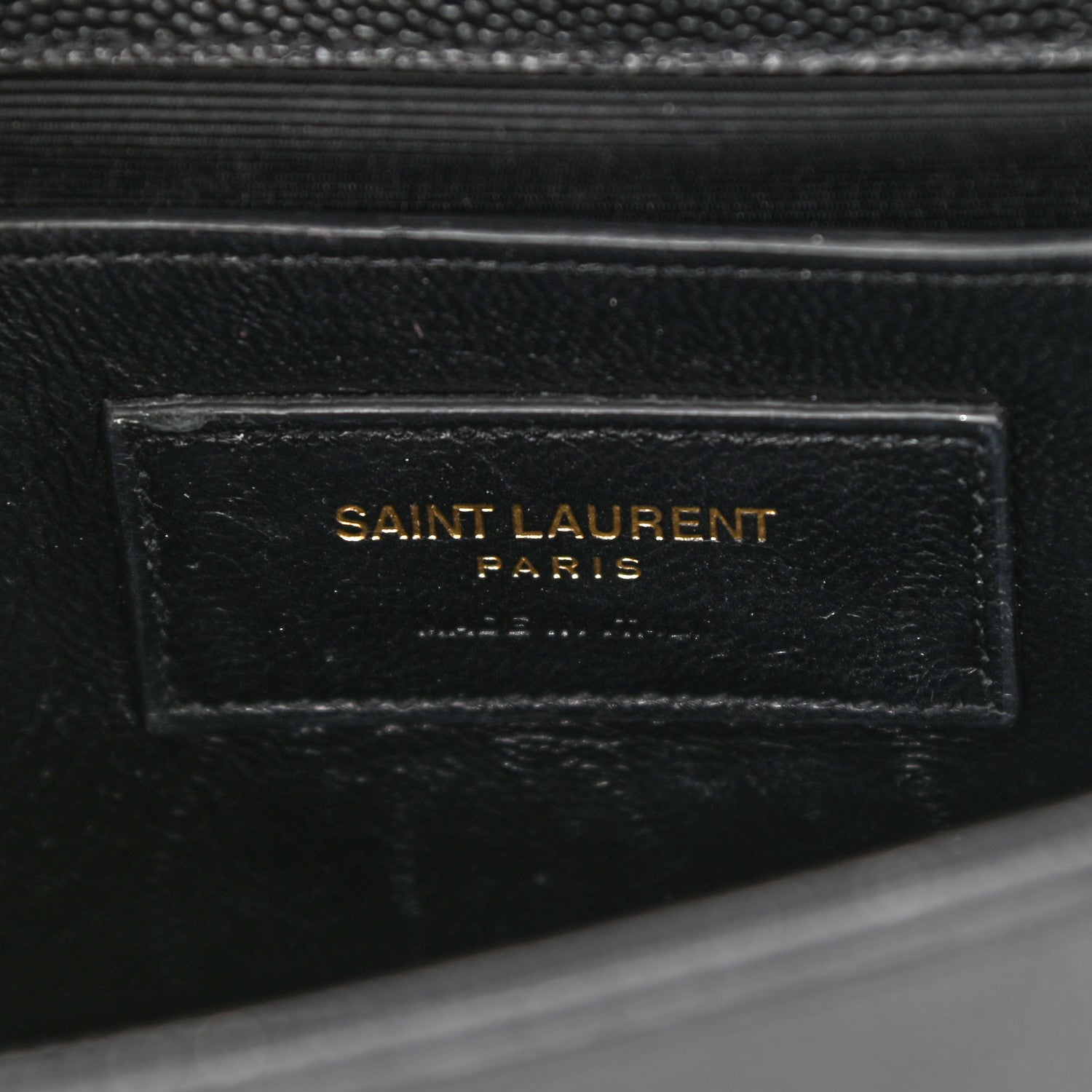 Saint Laurent Grain De Poudre Toy Monogram Kate Satchel Black 6 of 8