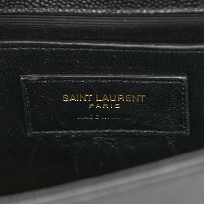 Saint Laurent Grain De Poudre Toy Monogram Kate Satchel Black 6 of 8
