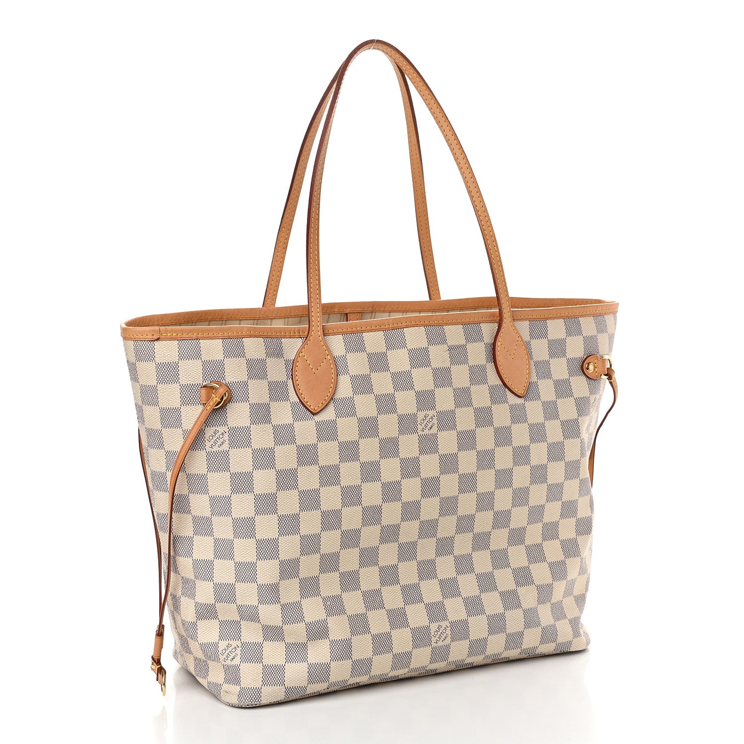 Louis Vuitton Damier Azur Neverfull MM 3 of 9