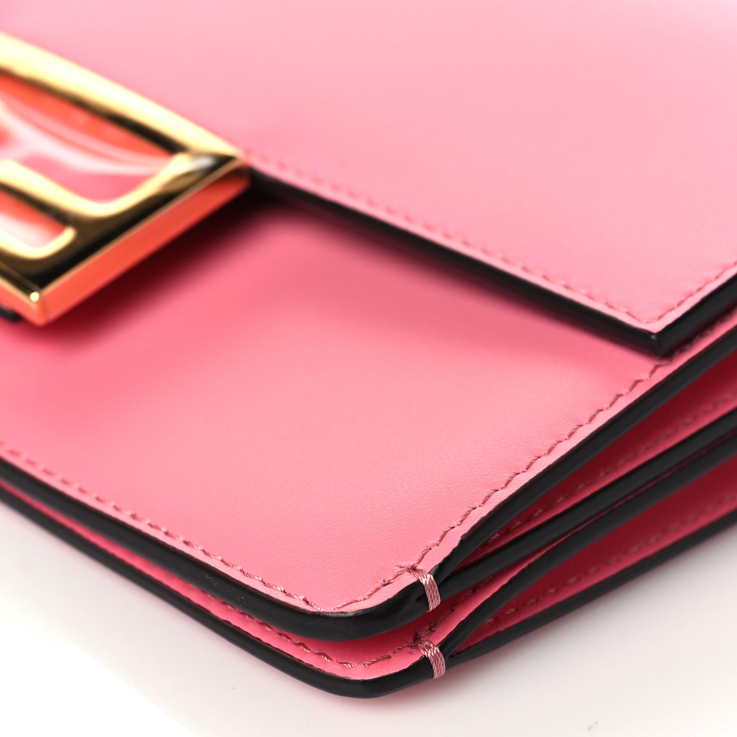 Vitello King Mini Flat Baguette Pink
