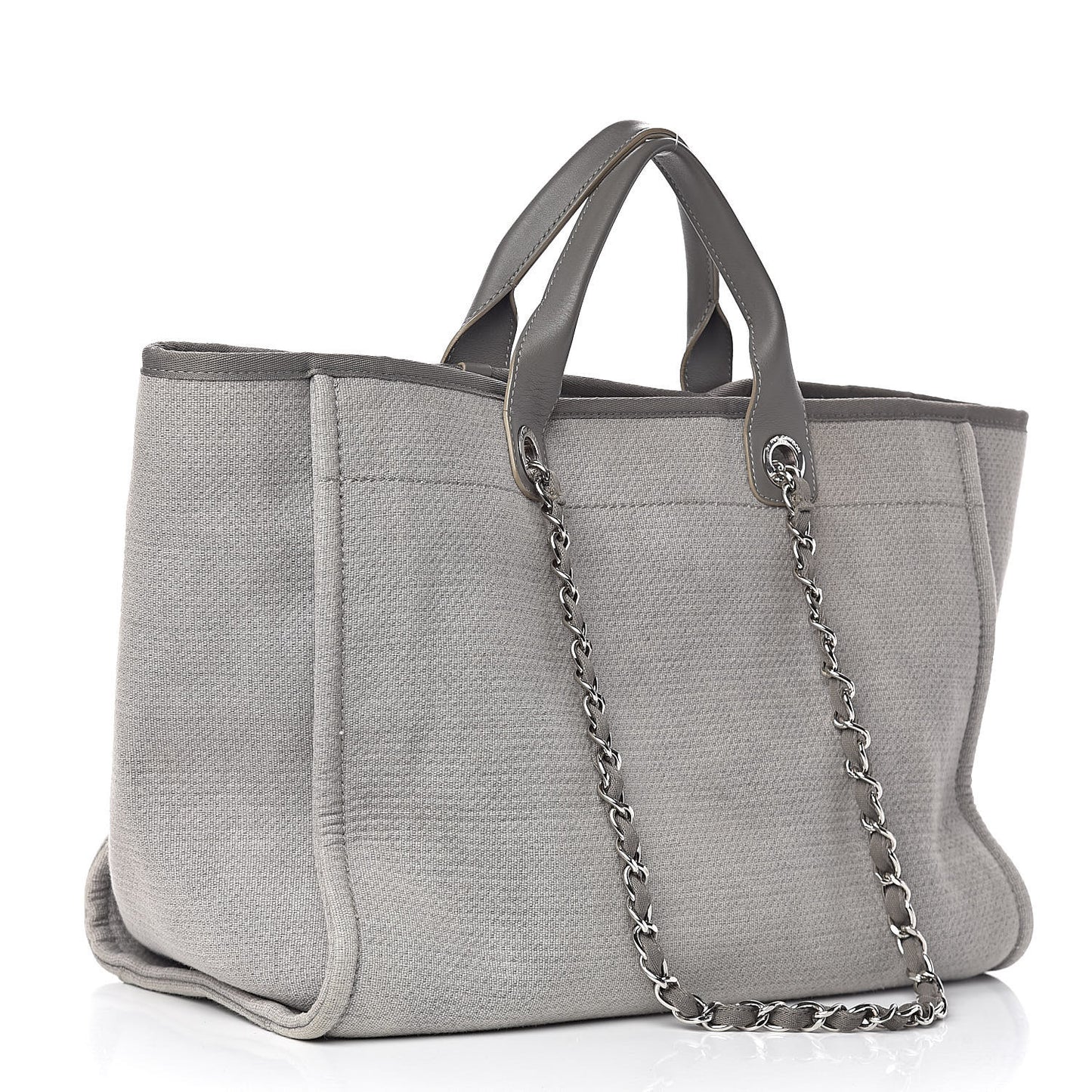 Canvas Large Deauville Tote Grey