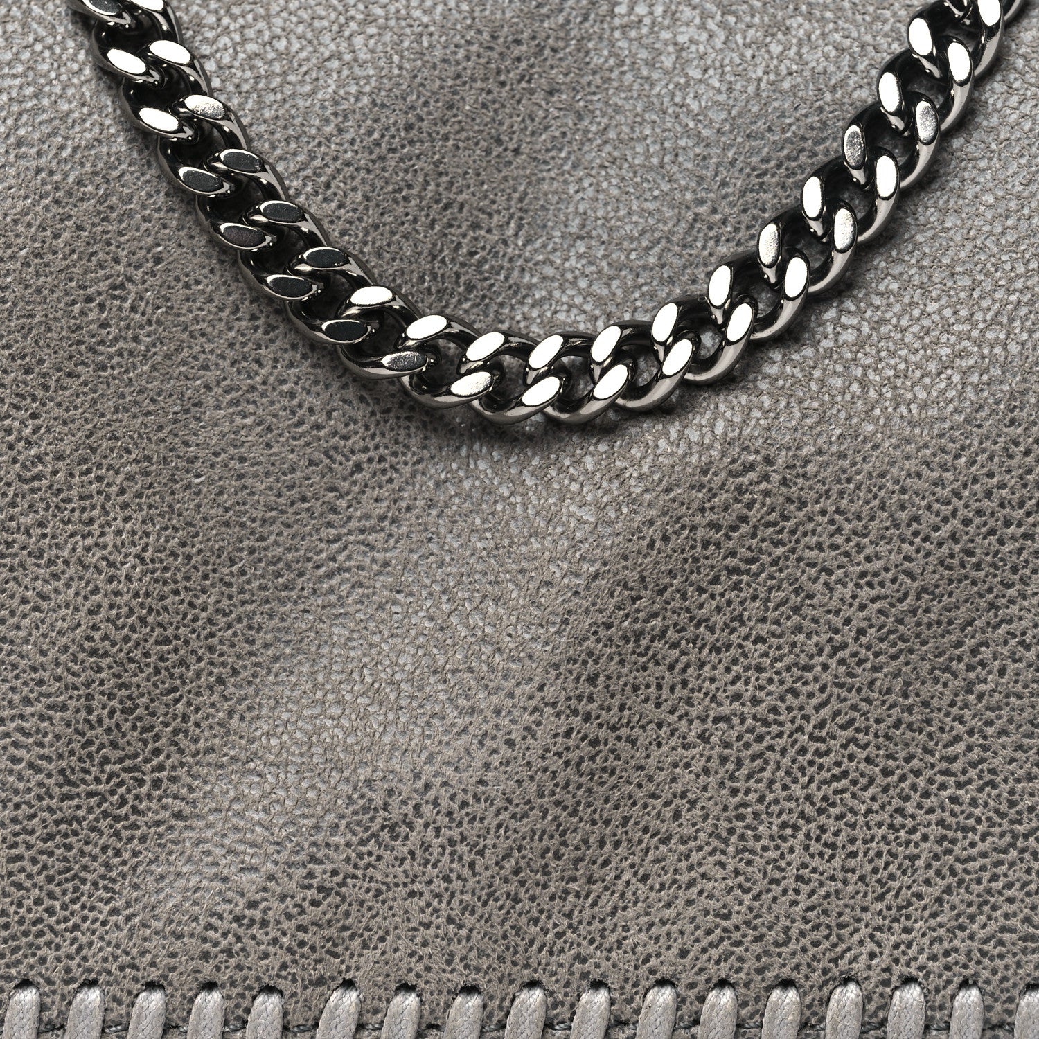 Stella McCartney Shaggy Deer Falabella Crossbody Bag Light Grey 7 of 9