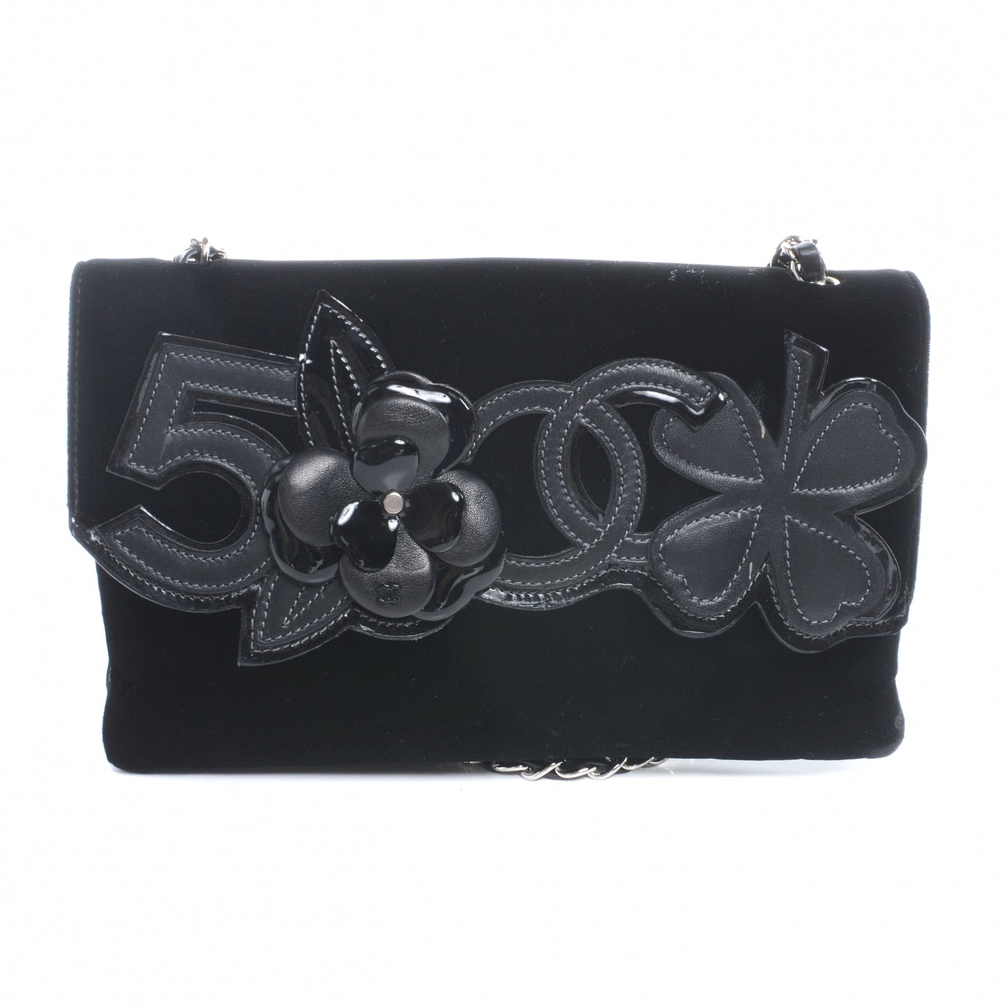 Velvet Precious Symbols Flap Black