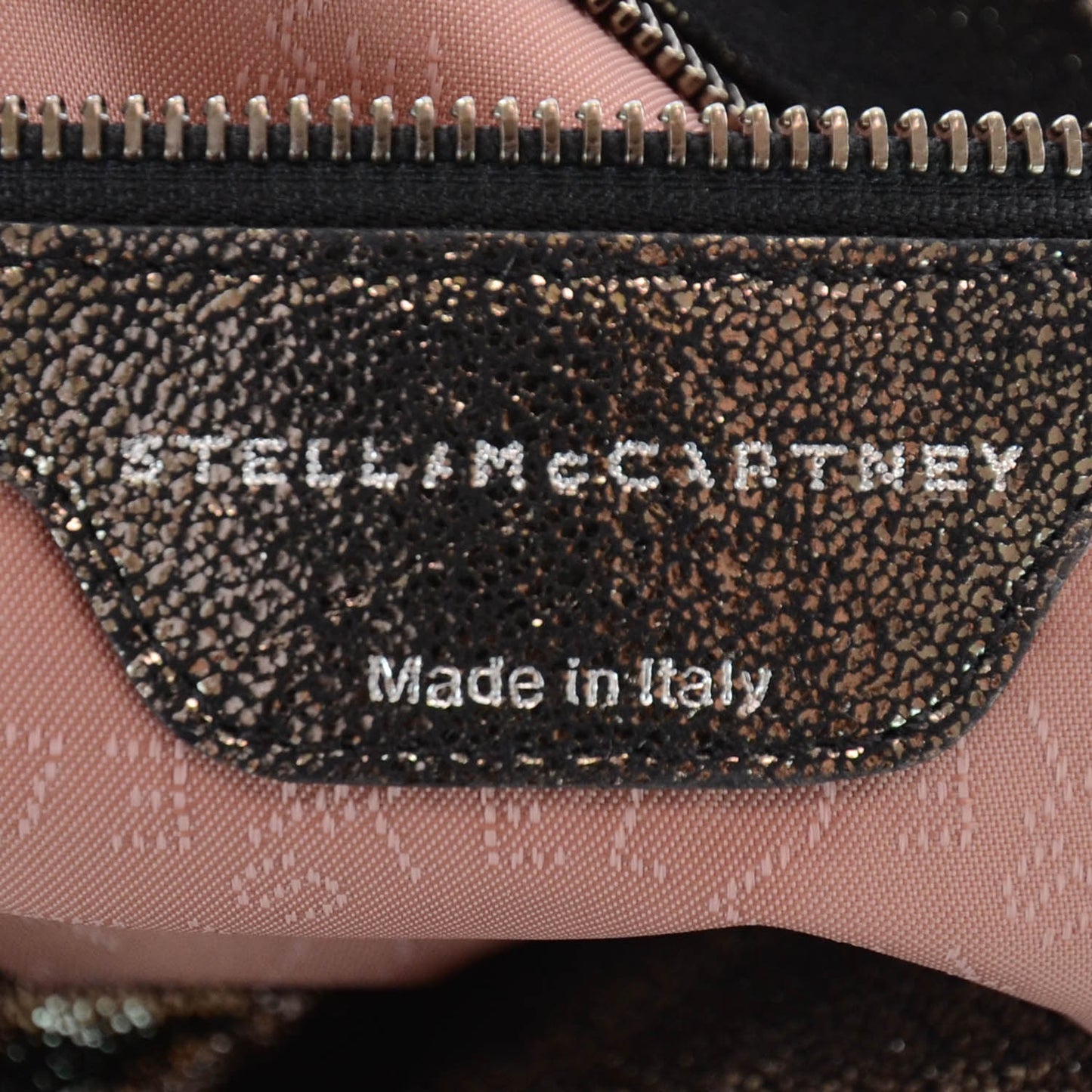 Faux Leather Falabella Chamois Tote Ruthenium
